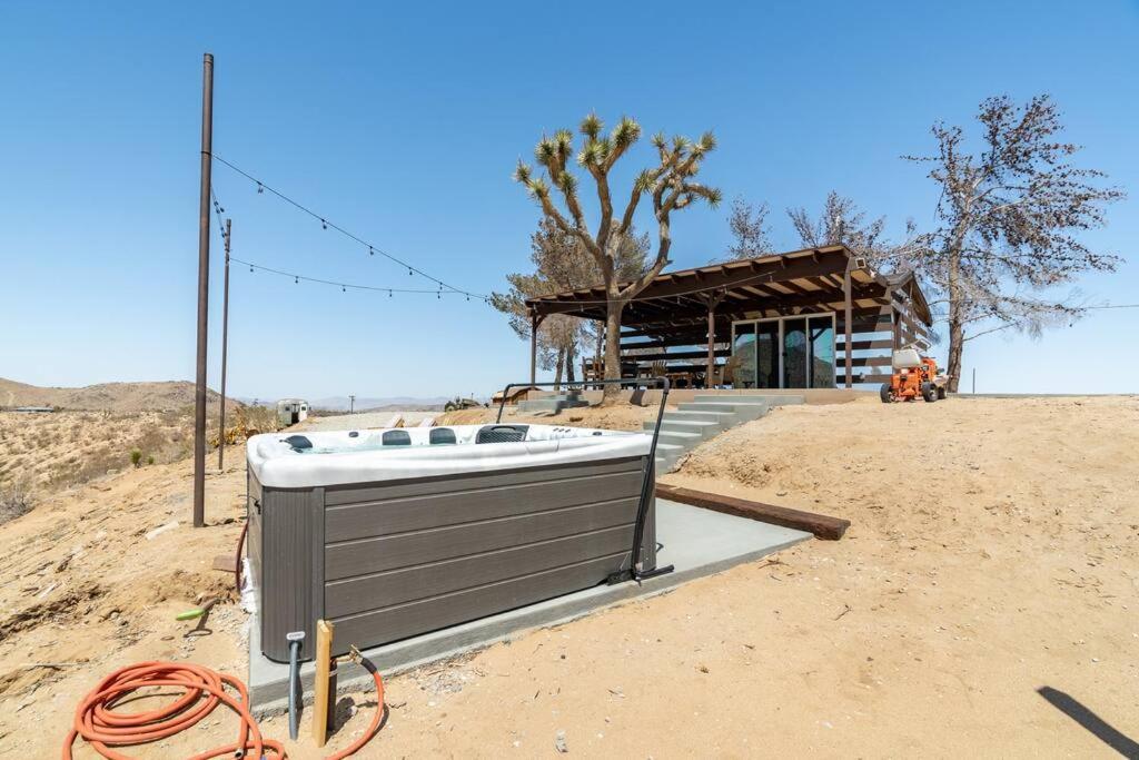 The Invisible Wind Cabin- Joshua Tree Amazing View Yucca Valley Exterior foto