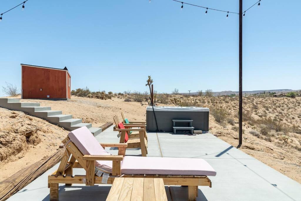 The Invisible Wind Cabin- Joshua Tree Amazing View Yucca Valley Exterior foto